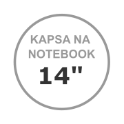 Oddělená kapsa na notebook Oddělená kapsa na notebook